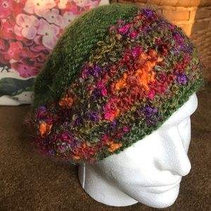 Colorful Knit Beret